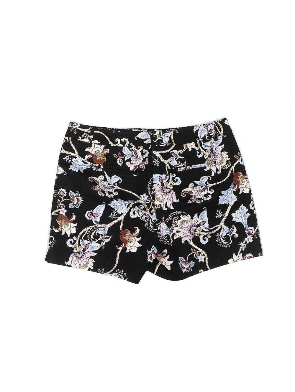 White House Black Market Floral Print Shorts Size 10 - Picture 2 of 2